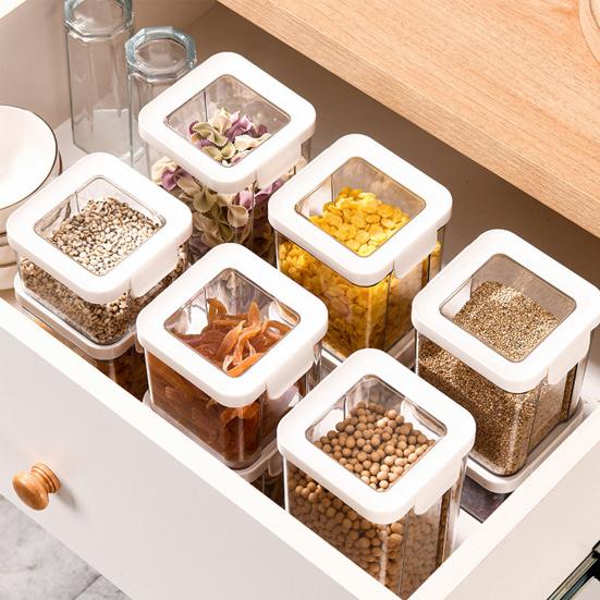 Convenient with Lid Pantry Organization Large Capacity Coffee Beans Cereal Kitchen Canister Kitchen Supplies Sealed Jar