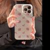 Корейский красивый чехол с цветком розы для iPhone 15 14 13 12 11 Pro Max 7 8 Plus XS Max XR X SE 2, милый жесткий противоударный чехол из ПК