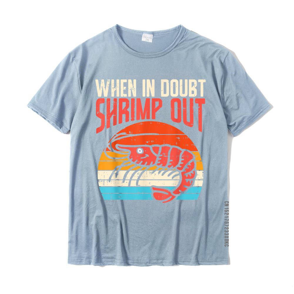 When In Doubt Shrimp Out Retro BJJ Brazilian Jiu Jitsu Gift T-Shirt Classic Man T Shirts Cotton Tops T Shirt Printed