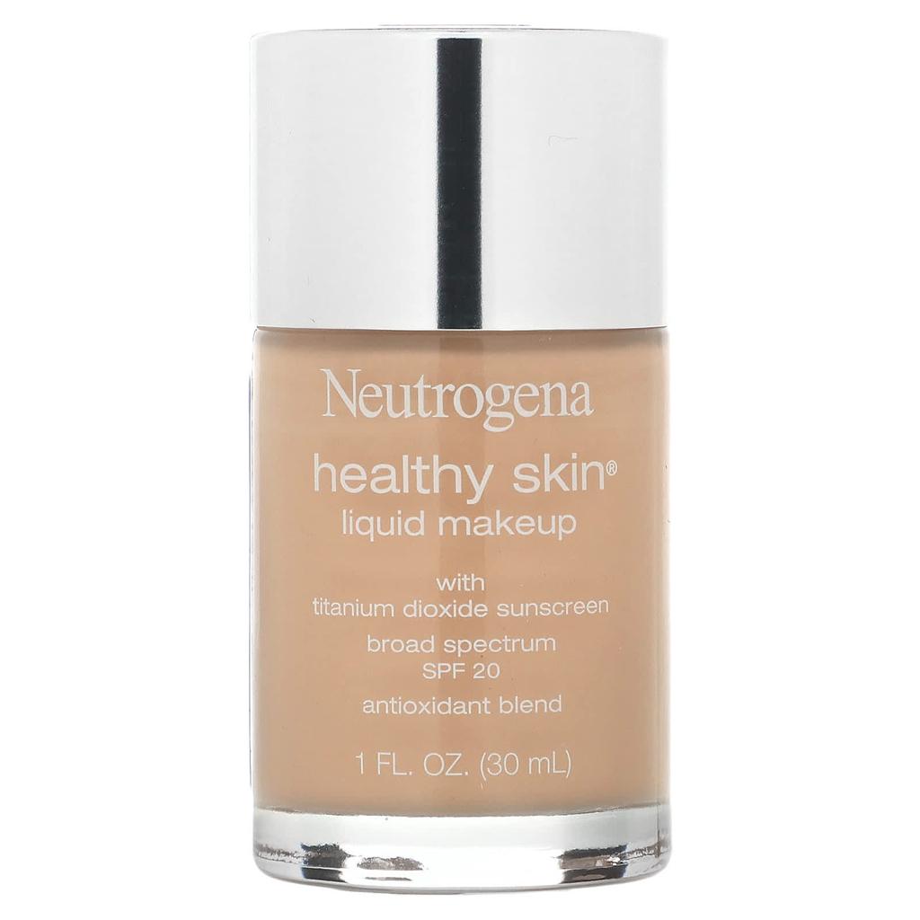 Neutrogena Healthy Skin, жидкая косметика, SPF 20, оттенок Natural Ivory 20, 1 жидкая унция (30 мл)