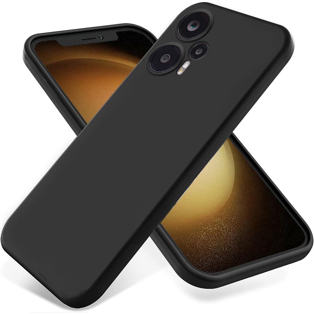 Чехол для мобильного телефона для Xiaomi Poco F5 5G/Redmi Note 12 Turbo, Мягкая подкладка + Жидкий силиконовый чехол-оболочка для смартфона с ремешком