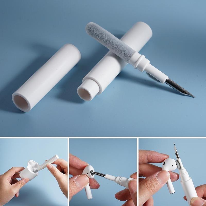 Ручка для чистки Bluetooth-наушников для Airpods, беспроводные наушники, набор для чистки наушников, чехол для гарнитуры, инструменты для чистки телефона