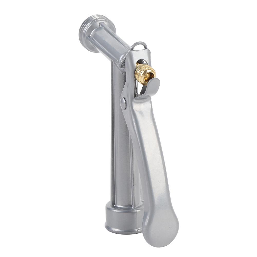 Zinc Alloy Garden Hose Nozzle High Pressure Adjustable Pressure Nozzle  Watering Plants