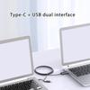 Универсальный гибкий удлинительный кабель USB + Type-C для подключения ПК к ПК, поддержка широкого спектра операционных систем, синхронизация данных, опционально USB 2.0 / USB 3.0
