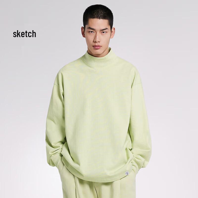 Croquis Men's 2024 Spring Loose Long-Sleeve T-Shirt