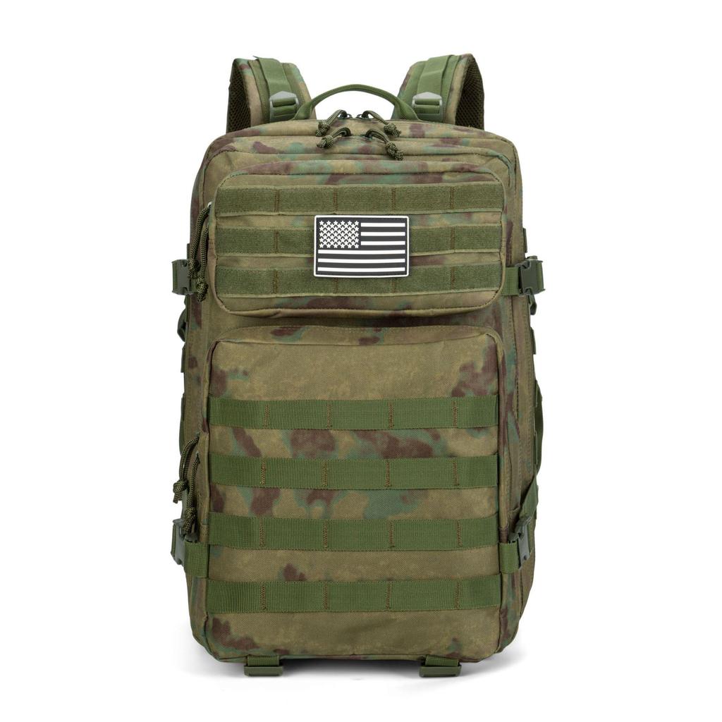 2025 Men's Tactical Camouflage Mountaineering Backpack - Large Capacity Climbing & Sports Rucksack