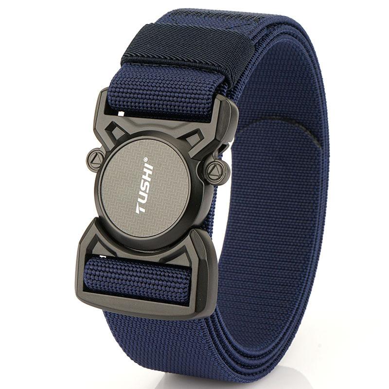 Новый тактический ремень с эластичной вставкой и кнопкой быстрого сброса, повседневный, для инструментов, для тренировок на открытом воздухе, мужской ремень