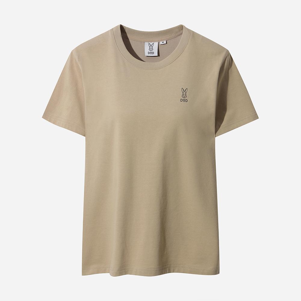 DOD Aid Basic Short Sleeve T-Shirt For Women (Tan)