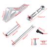 Aluminum Zinc Zinc Alloy Alternator Bracket Kit Adjustable Design LWP Bracket Kit  Performance Upgrade