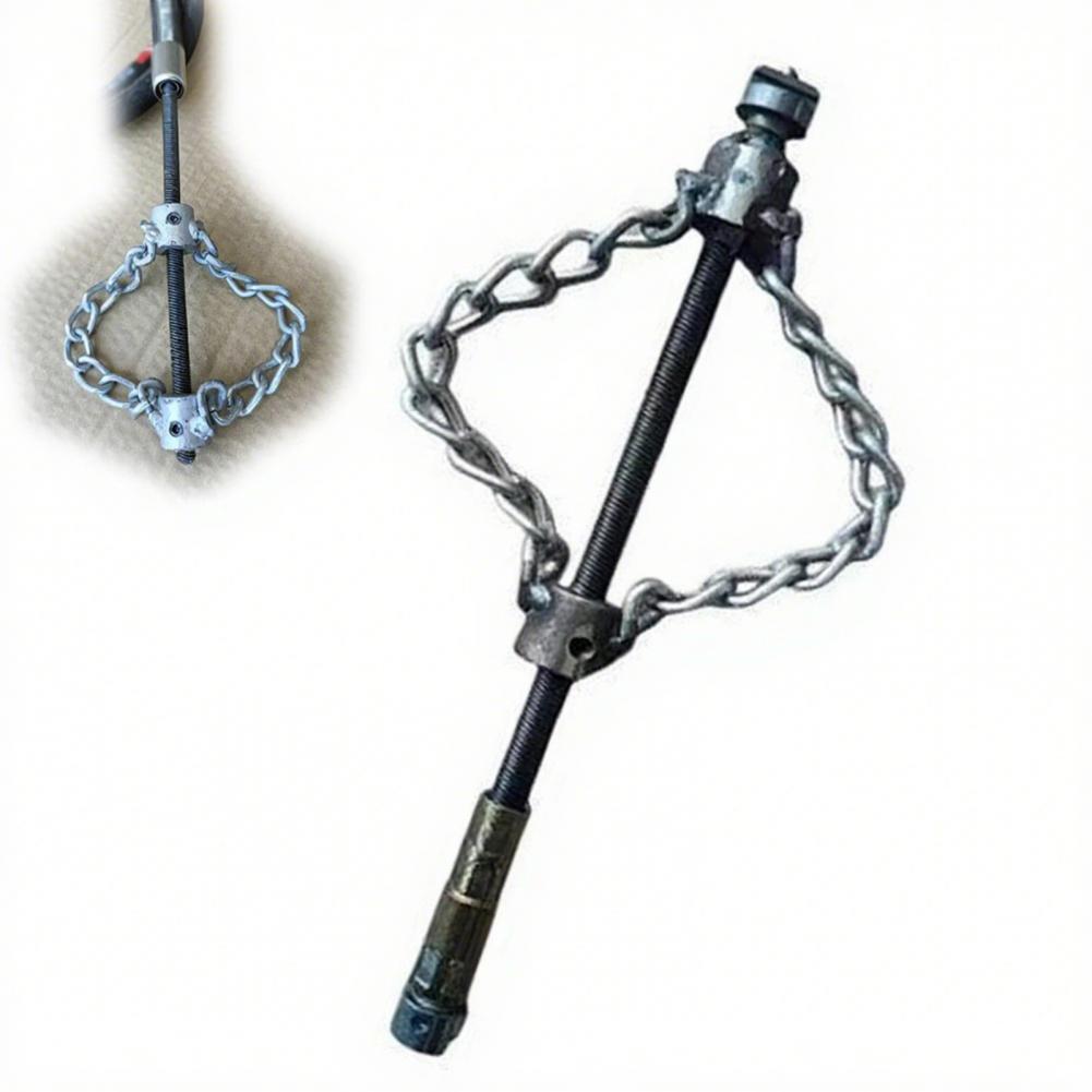 Разблокировщик цепи для канализации Гибкая конструкция Очиститель стоков Пружина для удаления засоров в трубах Инструмент для обслуживания ПВХ труб