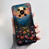 Phone Case For ZTE Blade V70 Max/Nubia V70 Max Soft Silicone Black Case Bright Pattern Pink Sand Beach,Garden Shockproof Shell