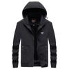 Fleece Casual Jacket Autumn and Winter New Men's Outdoor Casual Hooded Thermal Jacket Men's