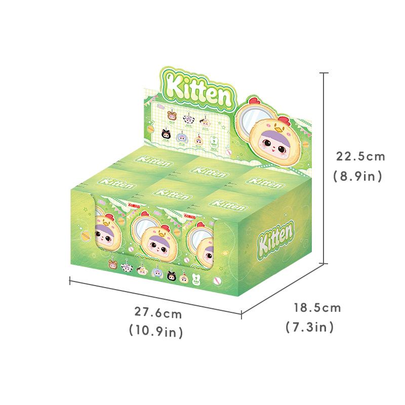 Новая серия косметических зеркал Samuel Kitten Плюшевая слепая коробка Мультяшный подвеска-брелок для рюкзака Пушистый Портативный Полезный Ежедневный Косметические подарки