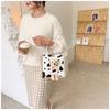 Simple Fashion Cute Bear Handbag Cartoon Canvas Bag Portable Fabric