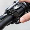C-shaped bicycle bell - black