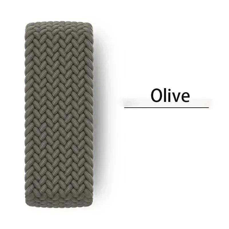 Braided Solo Strap For Apple Watch Band 45mm 49mm 44mm 42mm 41mm 40mm Nylon Correa Bracelet iWatch Series 9 7 SE 6 8 5 Ultra 4 3