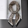 2021 Fashion 70*70cm Square Women Cat Anchor Silk Shawl Scarf Office Lady Hair Neck Headband Foulards Headcloth Muslim Hijab