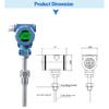 4-20mA RS485 Output LCD Display Temeprature Transmitter 0-200 Degree 0-300 Degree M20*1.5 PT100 Temeprature Signal Sensor