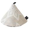 Large Triangular Pot Holder Hana White 1 Piece Diameter 16cm X Height Made In Japan Staub Handle Pot Lid Cloth with Loop Large Washable &NE 11.5cm