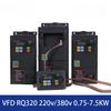 RQ320 Портативный преобразователь частоты Однофазный в трехфазный VFD/VSD Частотный инвертор для двигателя