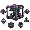7pcs/set Hollow Dragon Dice Set Role-playing Game Polyhedral Dragon Dice Tabletop DND Game Party Accessories