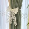 2 шт. Корейские кружевные подхваты для штор с бантом, Креативные крючки для штор в европейском деревенском стиле, Декоративные ремешки с подвесными шарами