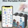 Portable Mini Printer Thermal Stickers Paper Inkless Bluetooth Wireless BT 200dpi Imprimante Android IOS Portable Label Printer