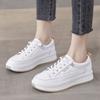 The First Layer of Cowhide Women's Shoes New Year's Models Spring and Autumn Leather Fashion White Shoes Versatile Casual Board Shoes