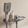 Водопад для ванной комнаты с ручным душем, настенный смеситель для горячей и холодной воды, душевой гарнитур с одной ручкой