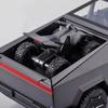 Новый 1:24 MINI Tesla Cybertruck пикап прицеп литой автомобиль модель литой металлический внедорожник грузовик симулятор детская игрушка подарок