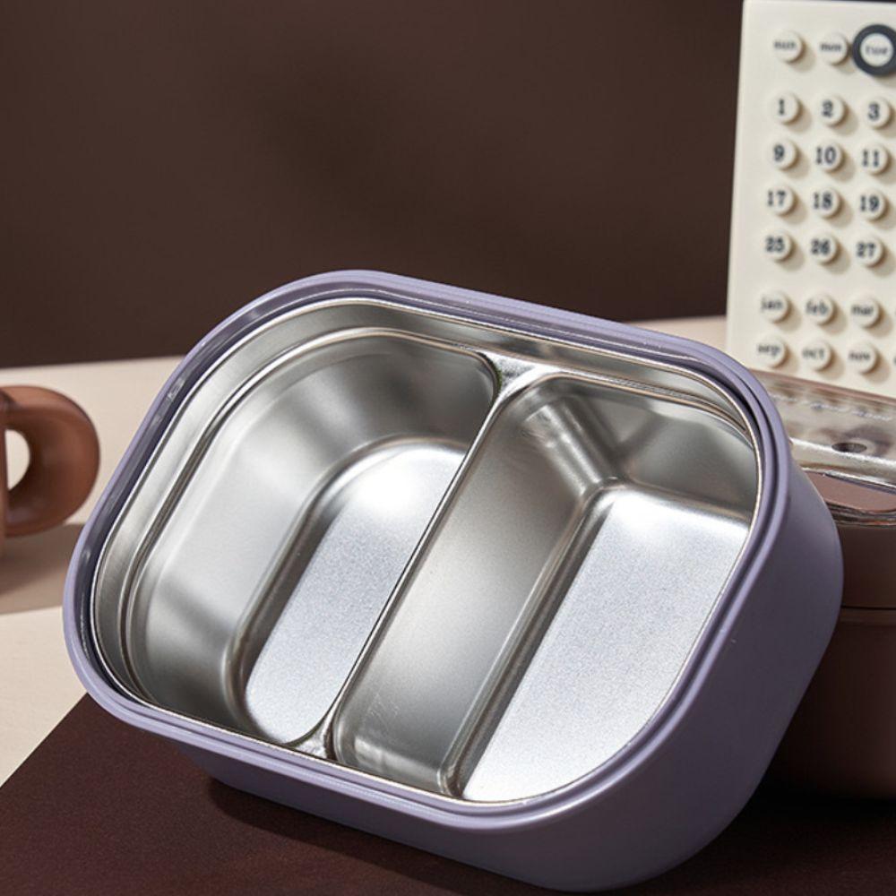 Microwaveable Insulated Lunch Box Little Bear 2 Compartment Lunch Box  Canteen