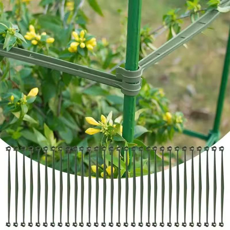 12/24Pcs Stake Arms for Garden Tomato Cage Plant Growth Aid Plant Stem Support Stand