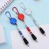 Pull Rope Stationery Ring Lanyard Neutral Pen Writing Tools Ballpoint Pen Easy Pull Buckle Pen