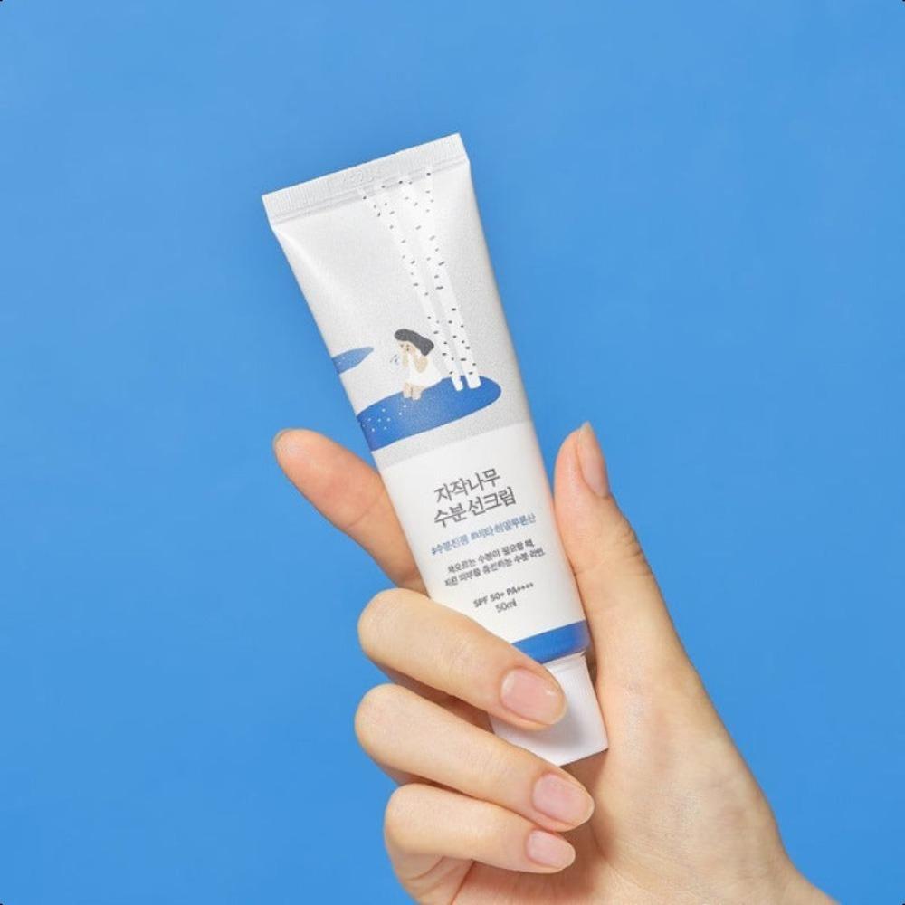 ROUND LAB Березовый сок Увлажняющий солнцезащитный крем SPF50PA++++ 50 мл