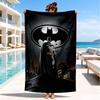 Red Cape Hero Beach Towel, Super Soft Microfiber, Perfect Gift for Her/Him, Birthday, for Pool, Beach, Travel, Decor Beach Party
