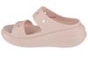 Crocs Классические сандалии Crush, женские розовые шлепанцы