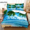 Beach Coconut Tree Bedding Set Duvet Cover Set 3d Bedding Digital Printing Bed Linen Queen Size Bedding Set Fashion Design