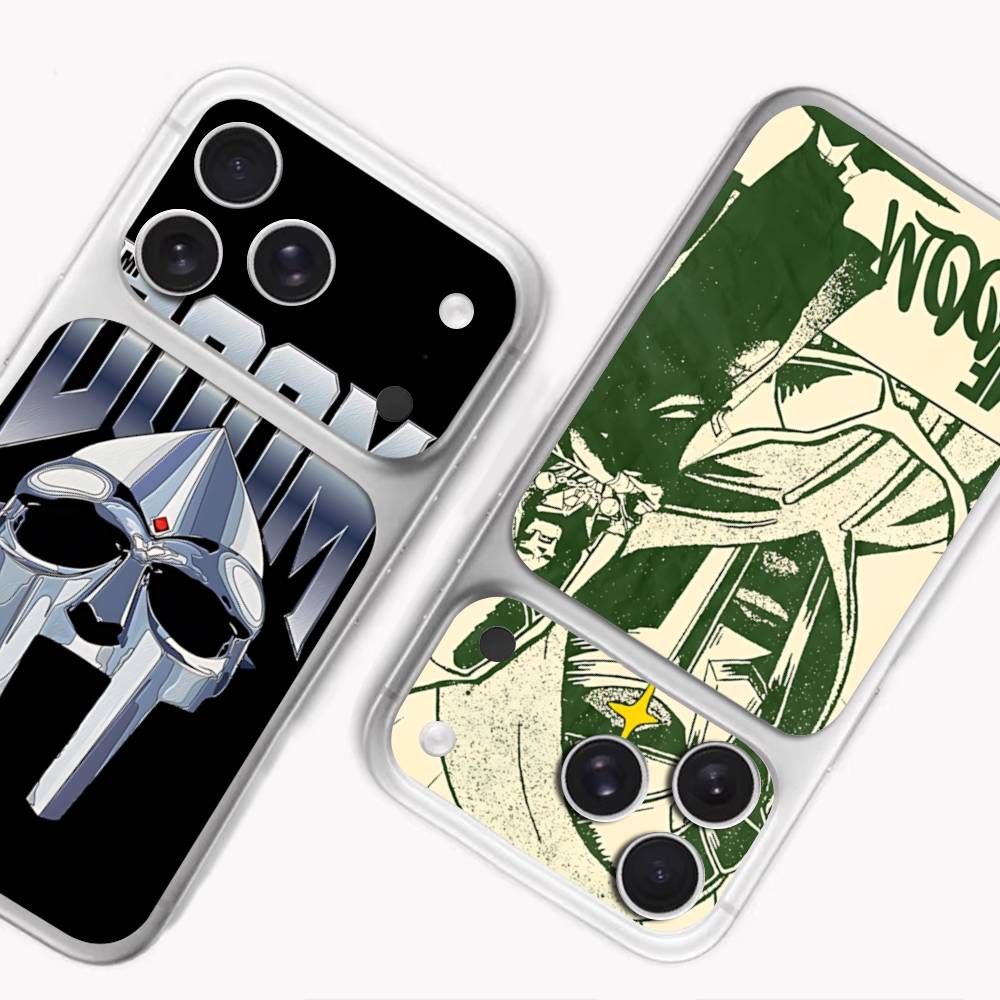 Underground Hip Hop M-MF-DOOM Wrap Sticker For IPhone17 Pro/17pro Max Phone Decal Skin Rear Protector Case Film Full Cover