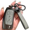 Shell Fob Metal Car Folding Key Case Holder Full Cover For Ford Focus 2 Falcon Escape Galaxy Kuga B-Max C-Max Ecosport Fiesta