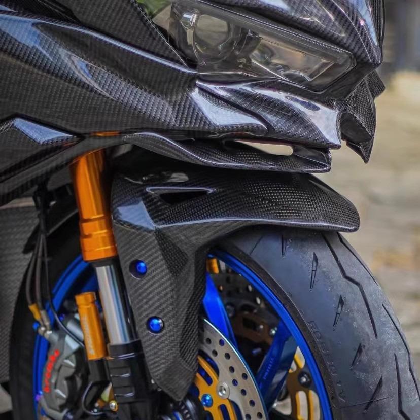 Аксессуары: Карбоновая передняя облицовка для Kawasaki ZX25R/ZX4R