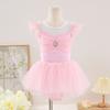 Dance Clothes, Children's Summer Short-sleeved Girls, Toddlers, Chinese Dance Practice Clothes, Princess Costumes, Ballet Skirts
