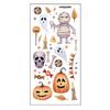 MILASIC Halloween Stickers with Garland and Bat Wall Window Peel and Stick Kids Living Shop Reusable Indoor Decor Ornaments, Decals, Decorations,