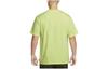 Nike T Shirts Men's Light Lemon Crew Neck Moderate Straight Fit FB8141-736