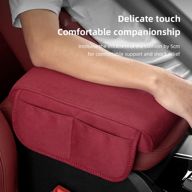 XMVPW1 For BMW Car Armrest Box Height Pad Elbow Protection Mat For BMW i3 i4 E46 E90 E60 F30 F10 X1 X2 X3 X5 X4 X6 X7 G30 G20 G32 G11 G