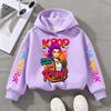 Anime Fashion Women's Hoodies Demon Killer Print Kids Casual Pullover Long Sleeve Sweatshirt Women's Top Clothing