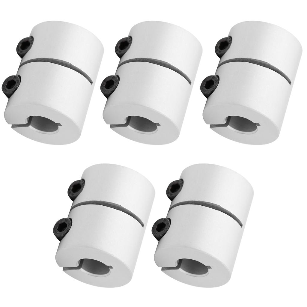 5Pcs Shaft Coupler Coupling Aluminium Alloy Connector for 3D Printer Servo Stepper Motor