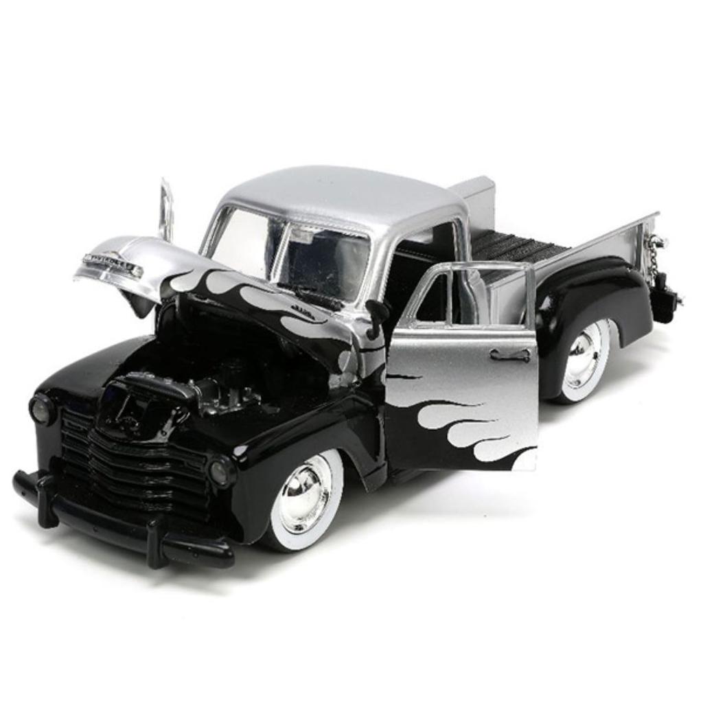 JADATOYS Масштаб JUST TRUCKS WHEELS 1953 Chevrolet Пикап Литая Модель Автомобиля 1/24 с БАГАЖНИКОМ и [Б/У]