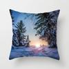 Landscape  Sunrise Sunset Scenery Pillow Cover Sofa Decoration Car Office Seat Cushion  Room Home