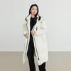 Elva' Island Women's Winter Hooded Loose Long Down Jacket