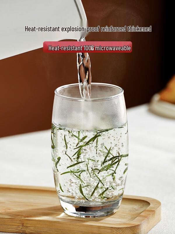 Жаропрочные стеклянные стаканы Shangqi (6 упаковок)